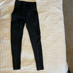 Black GymShark Vital Seamless leggings